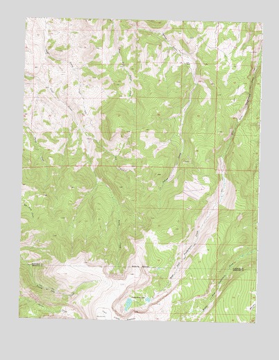 Powderhorn Lakes, CO USGS Topographic Map