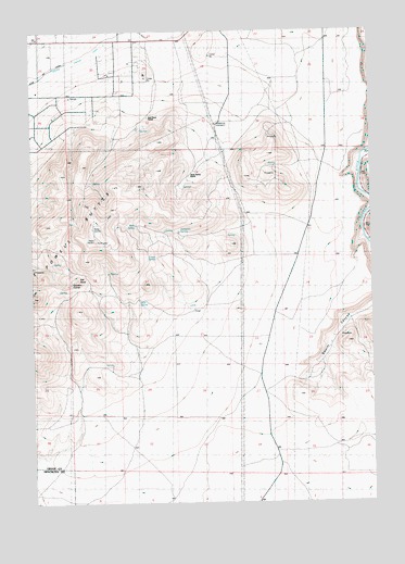 Powell Buttes, OR USGS Topographic Map