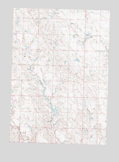 Powell NW, SD USGS Topographic Map