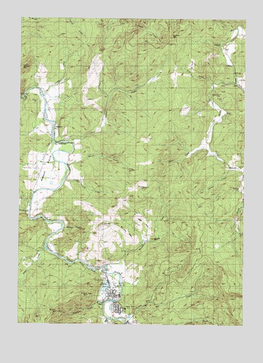 Powers, OR USGS Topographic Map