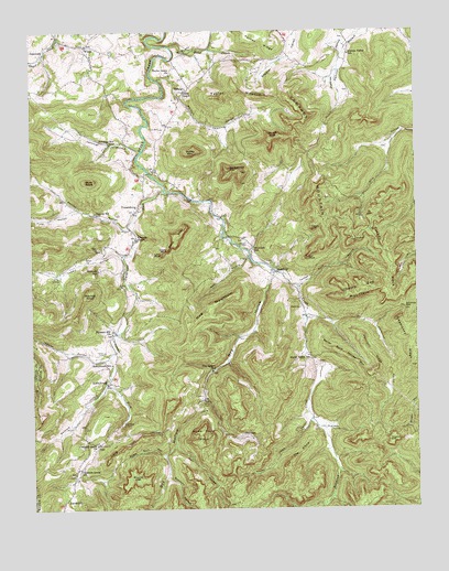 Powersburg, KY USGS Topographic Map