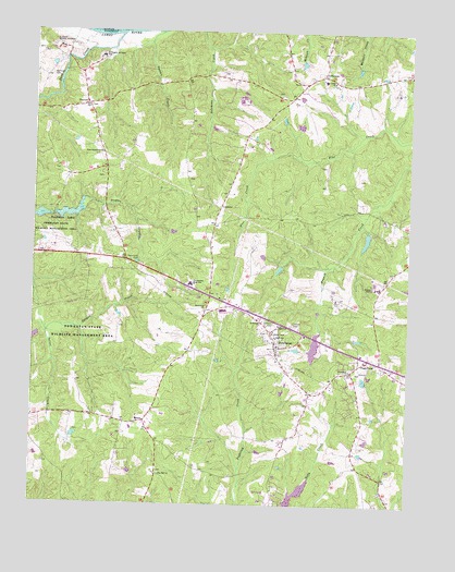 Powhatan, VA USGS Topographic Map