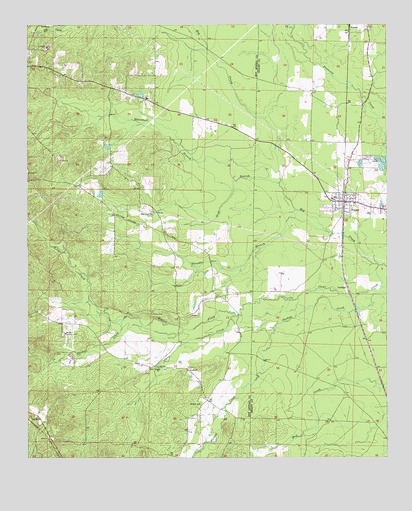 Poyen, AR USGS Topographic Map