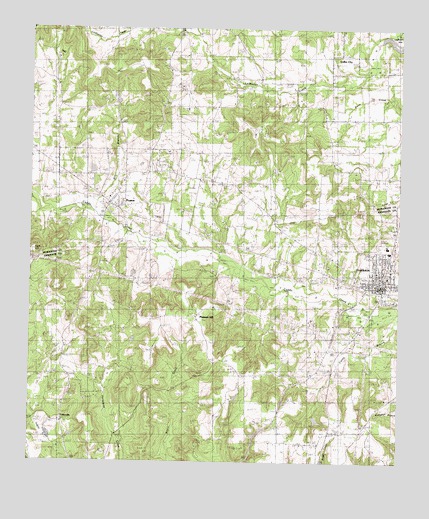 Poynor, TX USGS Topographic Map