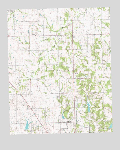 Prague SW, OK USGS Topographic Map