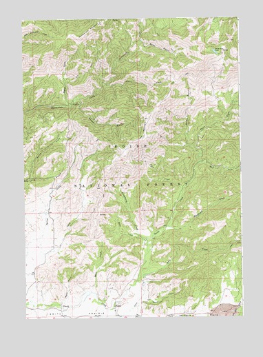 Prairie, ID USGS Topographic Map