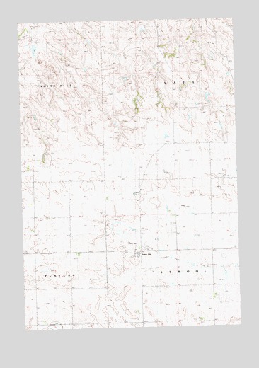 Prairie City, SD USGS Topographic Map