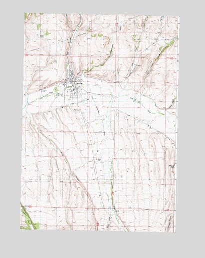 Prairie City, OR USGS Topographic Map