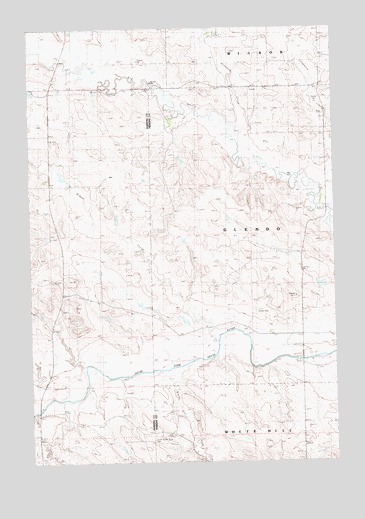 Prairie City NW, SD USGS Topographic Map
