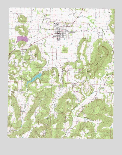 Prairie Grove, AR USGS Topographic Map
