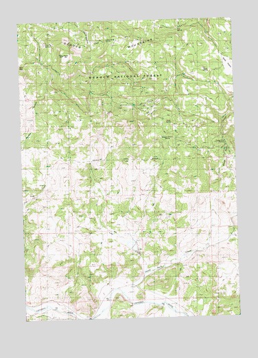 Prairie Hill, OR USGS Topographic Map