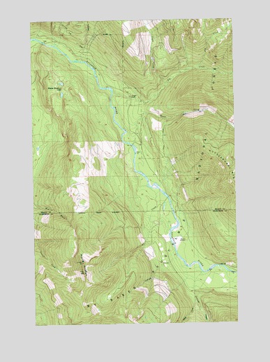 Prairie Mountain, WA USGS Topographic Map