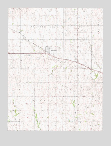 Prairie View, KS USGS Topographic Map