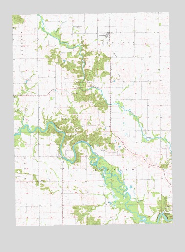 Prairieburg, IA USGS Topographic Map