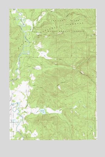 Prater Mountain, ID USGS Topographic Map