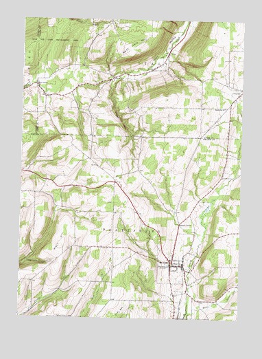 Prattsburg, NY USGS Topographic Map