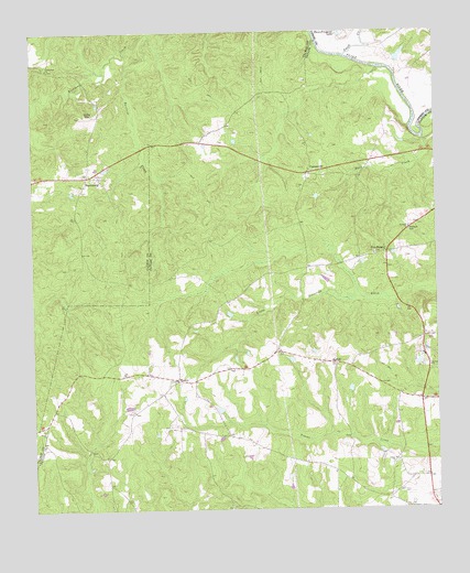 Prattsburg, GA USGS Topographic Map