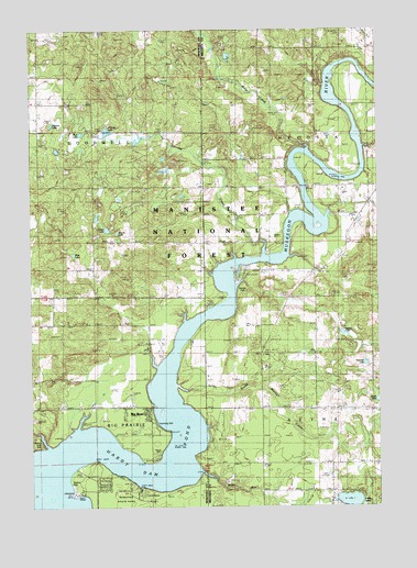 Big Bend, MI USGS Topographic Map