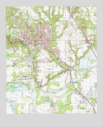 Prattville, AL USGS Topographic Map