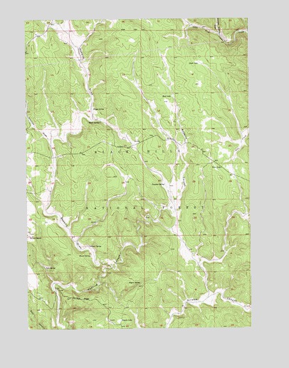Preacher Spring, SD USGS Topographic Map
