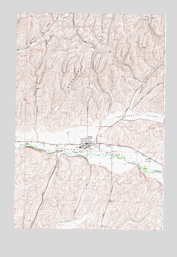 Prescott, WA USGS Topographic Map