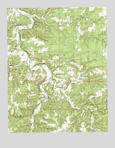 Prescott, MO USGS Topographic Map