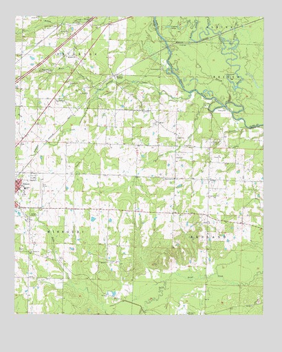 Prescott East, AR USGS Topographic Map