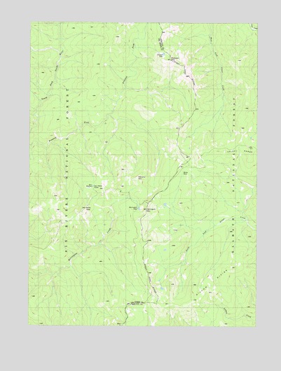 Prescott Mountain, CA USGS Topographic Map