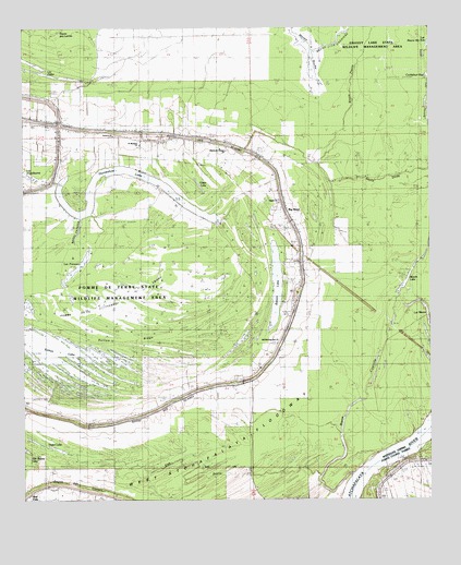 Big Bend, LA USGS Topographic Map