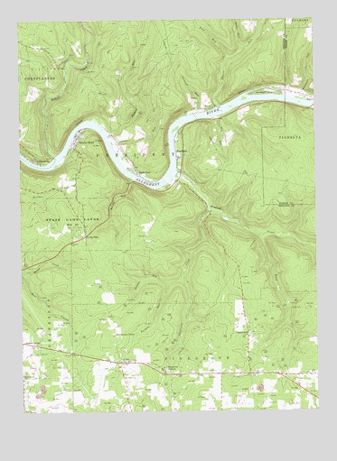 President, PA USGS Topographic Map