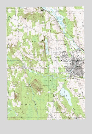 Presque Isle, ME USGS Topographic Map