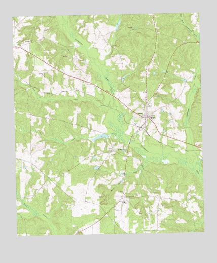 Preston, GA USGS Topographic Map