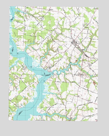 Preston, MD USGS Topographic Map