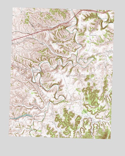 Preston, KY USGS Topographic Map