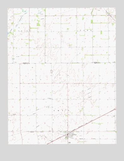 Preston, KS USGS Topographic Map