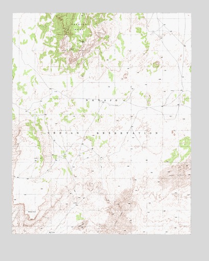 Preston Mesa South, AZ USGS Topographic Map
