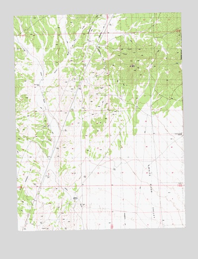 Preston Reservoir, NV USGS Topographic Map