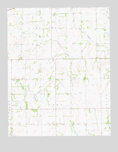 Pretty Prairie SW, KS USGS Topographic Map