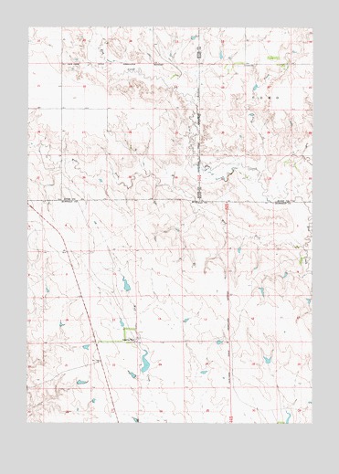 Big Bend Dam NE, SD USGS Topographic Map
