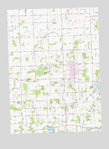 Price, MI USGS Topographic Map