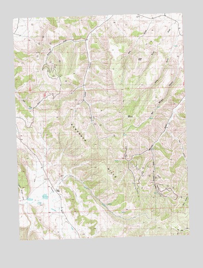 Price Creek, CO USGS Topographic Map