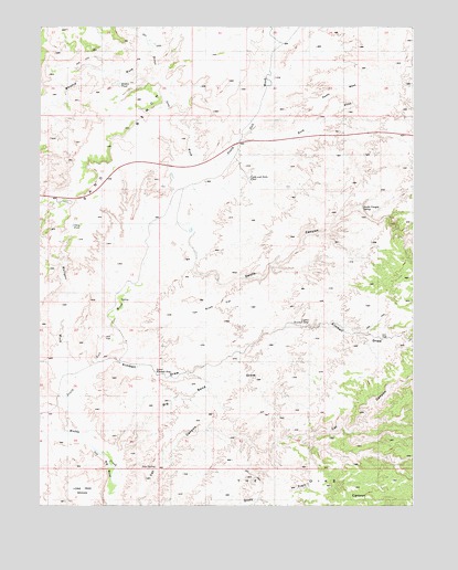 Big Bend Draw, UT USGS Topographic Map
