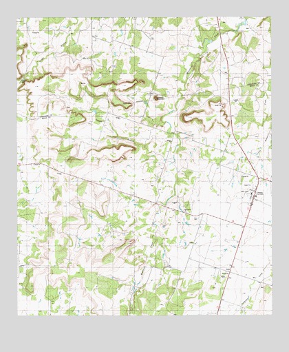 Priddy, TX USGS Topographic Map