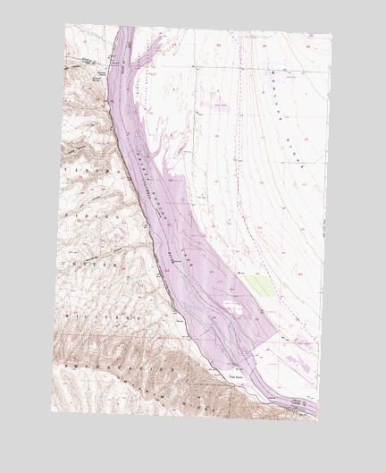 Priest Rapids, WA USGS Topographic Map