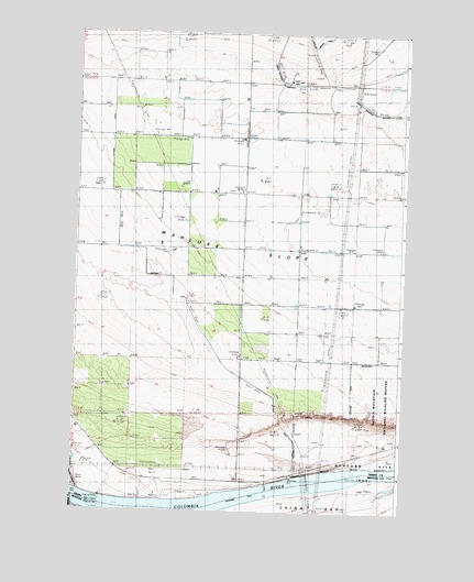 Priest Rapids NE, WA USGS Topographic Map