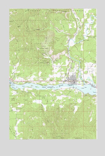 Priest River, ID USGS Topographic Map