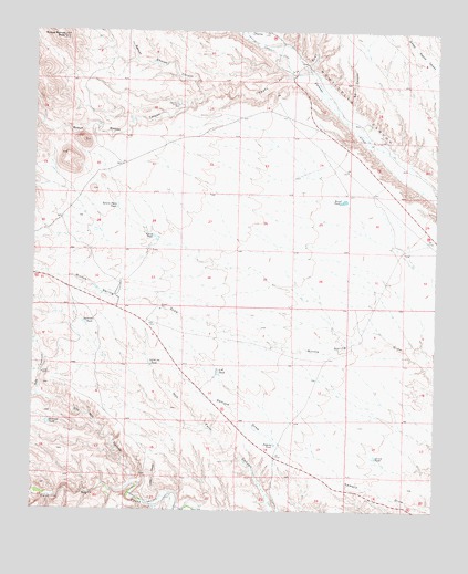 Priest Tank, NM USGS Topographic Map