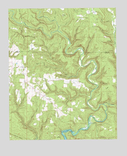Prim, AR USGS Topographic Map