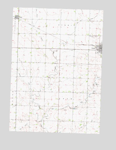 Primghar, IA USGS Topographic Map