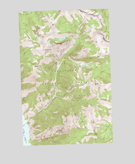 Prince Creek, WA USGS Topographic Map